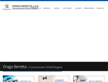 Tablet Screenshot of dragoberetta.com